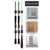 10pcs Fish Rod Organizers Buckle Wall Mounted Fishing Poles Clamp Rods Clips Space Saving Holder Fishing Accessories