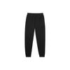 Li-Ning Solid Color Regular Fit Zipper Pocket Cuffed Sweatpants Men Bottoms Black AKLSG29-1