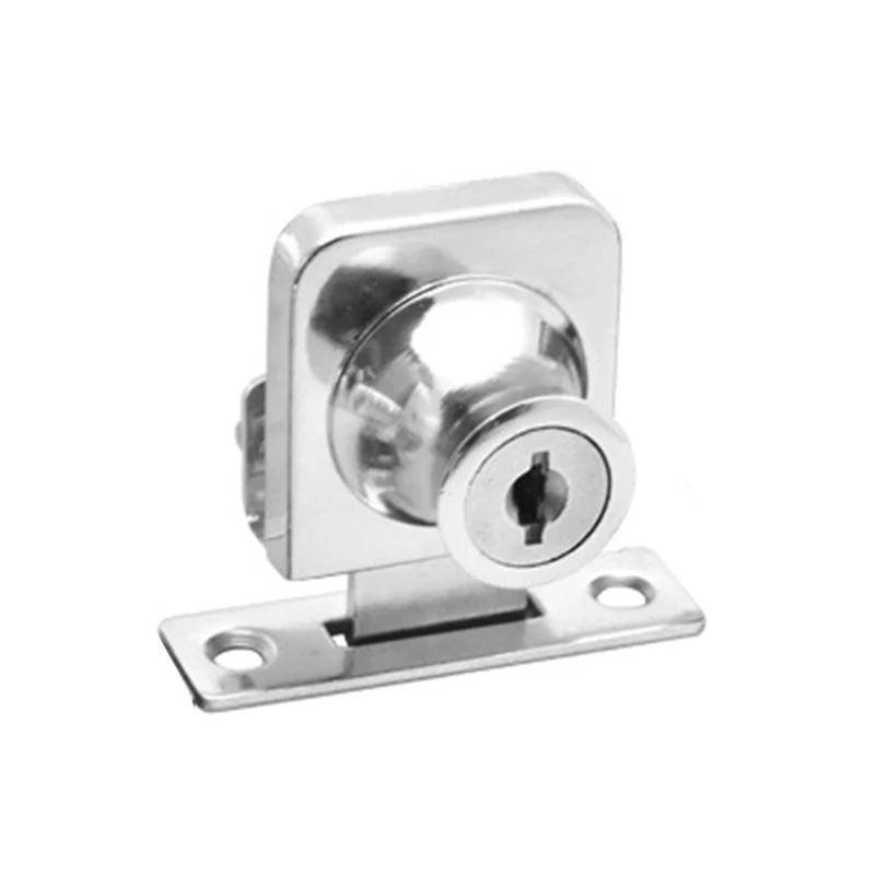Showcases Cabinet Lock Security Replacement Drawer Swinging Tubular Head Locker Glass Storage Latch Anti Theft