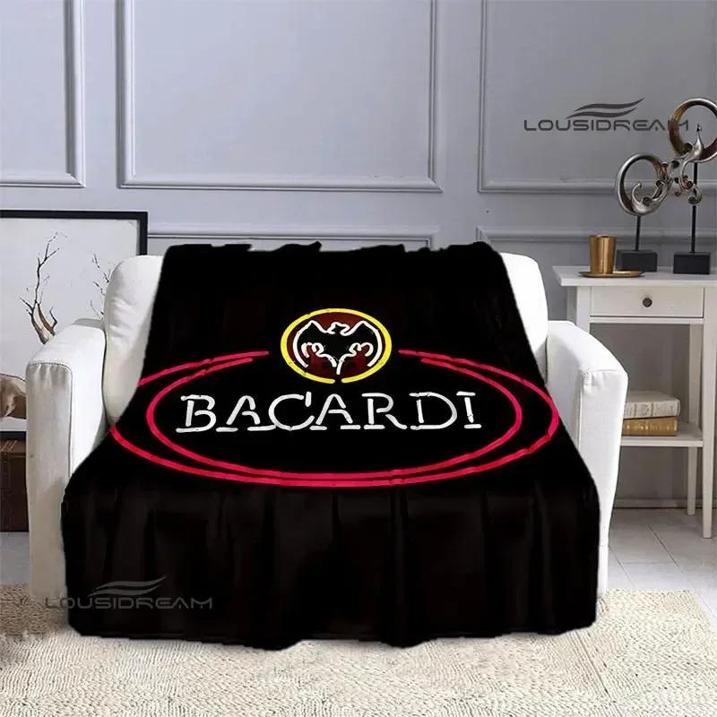 Bacardi Wein Logo Druck Decke Kinder Warm Schön Flanell Weich und Bequem Zuhause Reise Decke Geburtstagsgeschenk
