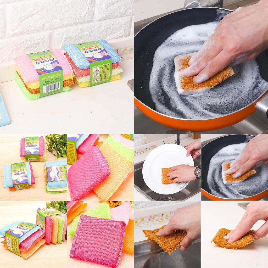 High-quality Dishwashing Brush And Soft Sponge Combo For Kitchen Cleaning Tasks