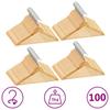 Non-slip Hangers 100 Pcs Hardwood