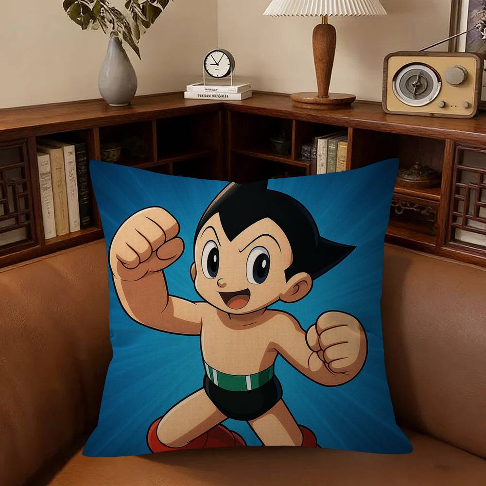 Cushion Personalized Picture Text Home Decorative Pillows Household Gifts 45X45Cm Popular Anime Astro Boy