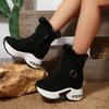 Fashion 2026New Winter Womes Boots Fashion Suede Casual Boot Thickened Plush Warm Snow Boots for Women Wedge Platform Boots Botas Mujer