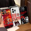 Popular Rock Band Red Hot Chili Peppers Transparent Phone Case for iPhone 17 Air 16 Pro Max 15 14 13 12 11Plus Shockproof Cover