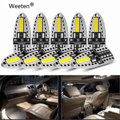 10/4Pcs W5W T10 LED Canbus 168 194 Bulb Car Interior Side Reverse Lights Error Free 6000K Super Bright White