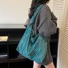 Women's Bag Leopard Print Shoulder Bag Underarm Bag Large Capacity Tote Bag