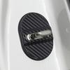4Pcs/Set Carbon Fiber Pattern Car Door Lock Protective Cover Cushion Anti Rust Sleeve Plastic for Car Door Lock Car Accessories