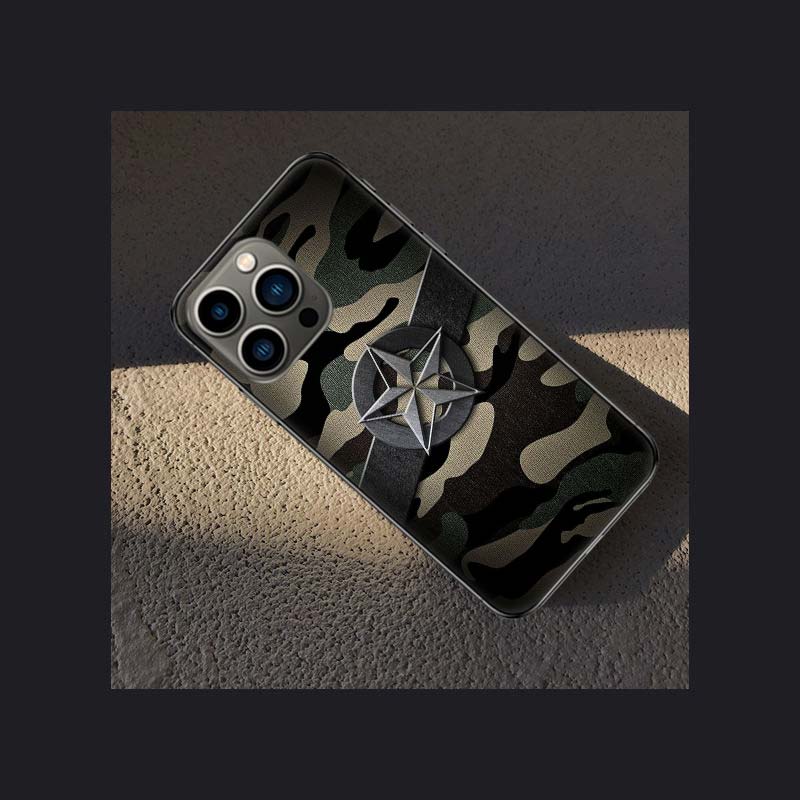 Camouflage Farbe Handyhülle Für Apple Iphone 16 15 Plus Weich 13 12 Mini Hülle 11 14 Pro Max Capa X XS XR 8 7 Schale Coque Silikon