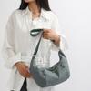 Women's Lightweight Nylon Hobo Bag - Crescent Crossbody Purse with Adjustable Strap (Water-Resistant for Work & Daily Use)