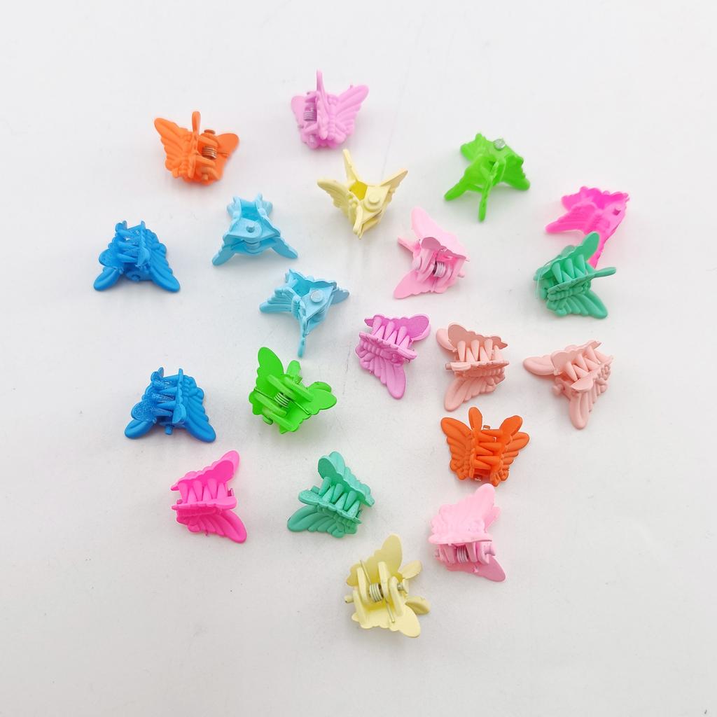 10/20/50/100 ks Dívčí Mini Sponky do Vlasů Motýl Roztomilé Bonbónové Barvy Malé Mini Kraby Pro Ozdoby Hlavy Vlasové Doplňky Pro Ženy