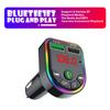 Car Bluetooth 5.0 FM Transmitter Wireless Handsfree Audio Receiver MP3 Player LED 3.1A Dual USB Fast Charger Car Accessories Kit