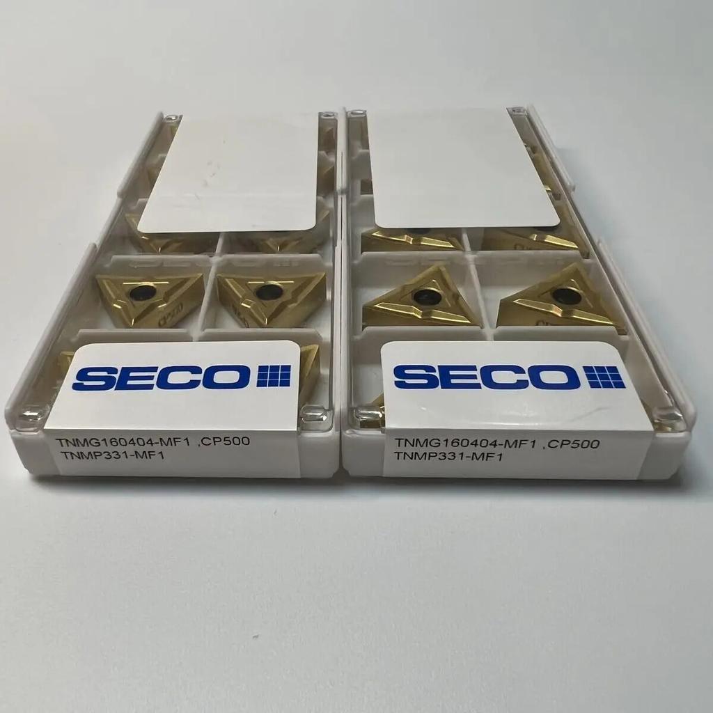 Seco / TNMG160404-MF1, CP500 /Original Genuine CNC Alloy Blade 10 PCS