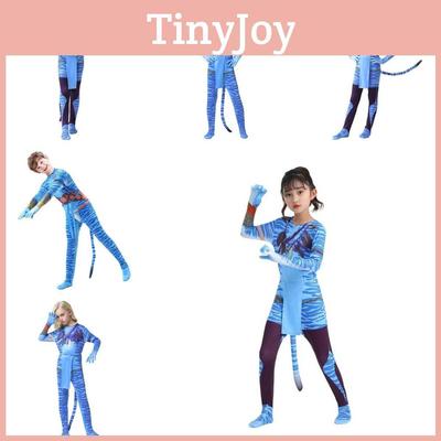 Avatar 2 Halloween Cosplay Bodysuit For Adults And Kids In Soft Milk Silk Fabric