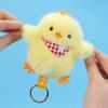 Animal Plush Keyring Featuring Chick Shape With Premium Plush For Girls Decor