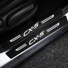 For Mazda CX5 CX-5 Badge 2016 2017 2018 2019 2020 2021 Car Door Sill Protective Plate Rear Trunk Bumper Guard Threshold Sticker