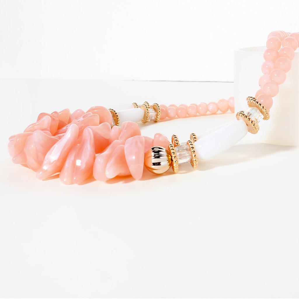 Statement Irregular Beads Necklace for Women Girl Party Jewelry Accessories