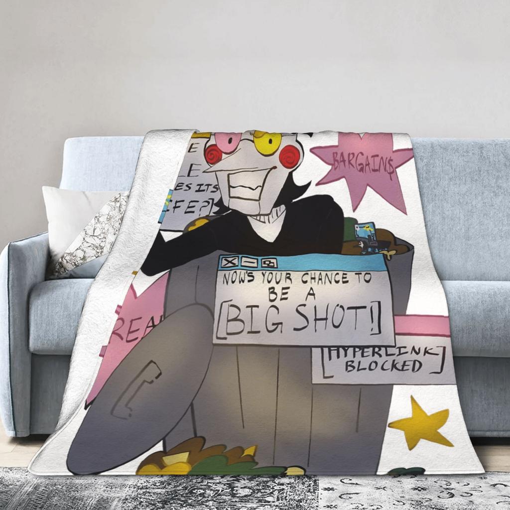 Deltarune Warme Weiche Decke Spiel Kinder Plüsch Überwurfdecke Grafisch Wohnzimmer Flanell Tagesdecke Sofa Bettbezug