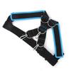 Weight Bearing Shoulder Strap Pulling Sled Harness Vest Resistance Bands with Pulling StrapBlack Blue
