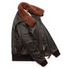 Super Flight Jacket Quilted Men Leather Jacket Soft Genuine Cowhide Natural Fur Collar M430