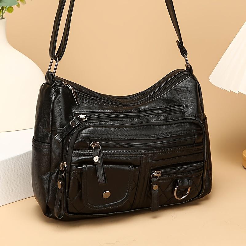 Duża pojemność Miękka torba na jedno ramię Crossbody Slanting 2024 Zima Kobiety Casual Małe torby