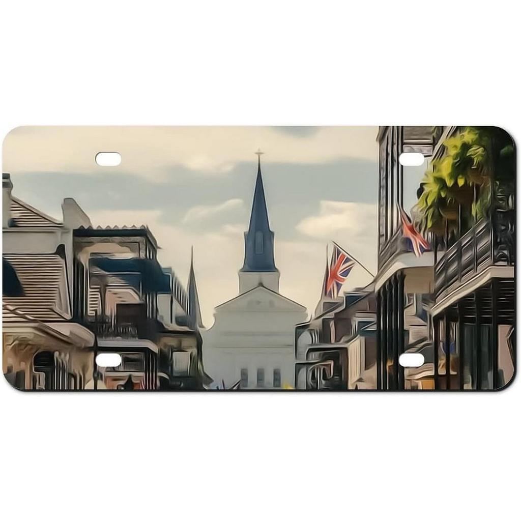 Vintage Plaque City View License Plates Paris London New York Metal Tin Signs For Garage Bar Pub Clubs Home Wall Decor 6X12 Inch