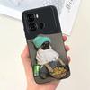 For Itel P40 P40+ P40 Plus Case Luxury Black Soft Silicone Bumper Phone Cover for ITEL P683L P662L Coques Panda Rabbit Goothic