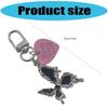 Gothic Inspire Keychain Crosses Butterfly Charm Zinc Alloy Materials Portable Ideal for Everyday Use