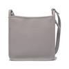 Le Foulonné 20 Leather Zipper Shoulder Crossbody Bag Small Women Bags Dove-Gray 10138021P55