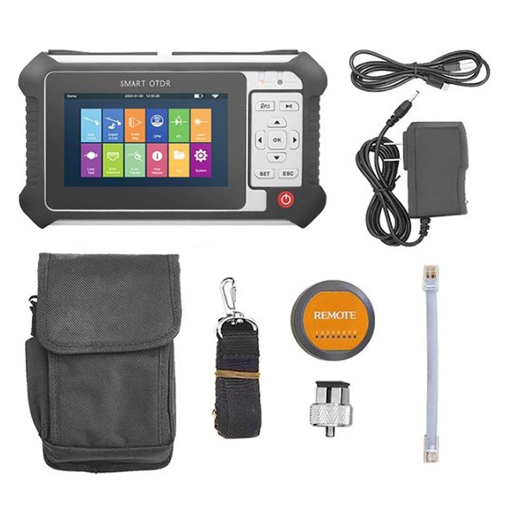 TM292D Optical Time Domain Reflectometer 1310nm 1550nm 24dB 22dB 8 in 1 OTDR Fiber Tester Optical Power Meter 100‑240V
