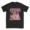 Ariana Grande Yes And Album T-shirt Volwassen Amerikaanse Zanger Katoenen T-shirts Zomer Ronde Hals Trending T-shirts Oversized Tops