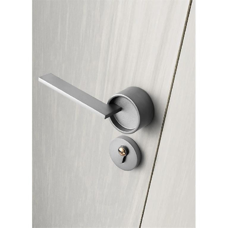 Serrature per Porte in Lega di Zinco Maniglia per Porta della Camera da Letto Stile Nordico Maniglia per Porta Interna Cilindro della Serratura Serratura per Porta Sicura Silenziosa Ferramenta per la Casa