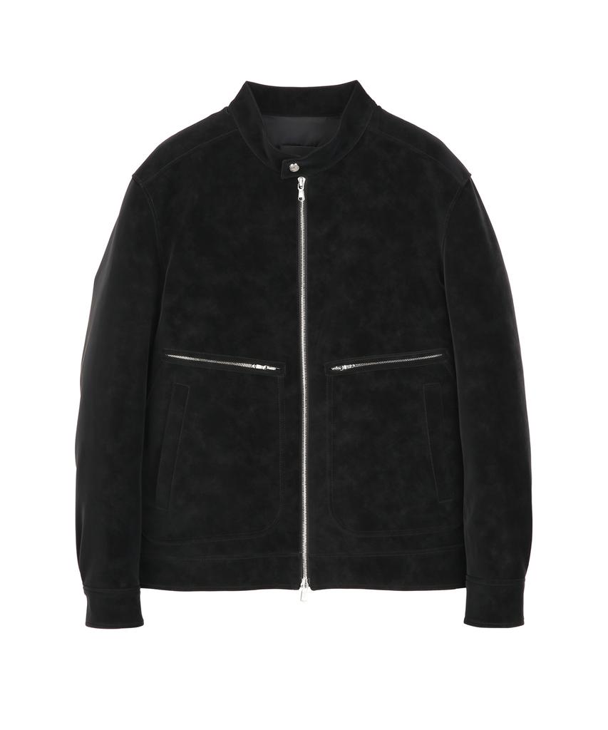 Jillstuart Newyork Men Suede Touch Band Neck Jumper - Black (Jnju6A110Bk)