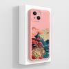 Smartphone Case For iPhone 13 14 15 16e Pro Max Mini Plus Lazy Kitten Pretty Flowers Pattern Liquid Silicone Shockproof Advanced Shell For iPhone Capa