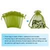 100/50pcs 8x11cm Organza Bags Jewelry Packaging Wedding Party Gift Bags Drawstring Candy Pouches Christmas Small Bag Storage