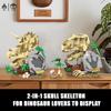 non-toxic 2 in 1 Fossil Dinosaurs MOC Building Blocks Animals Aseemby Models Toys For Kids Halloween Christmas Gifts Desktop Decorations