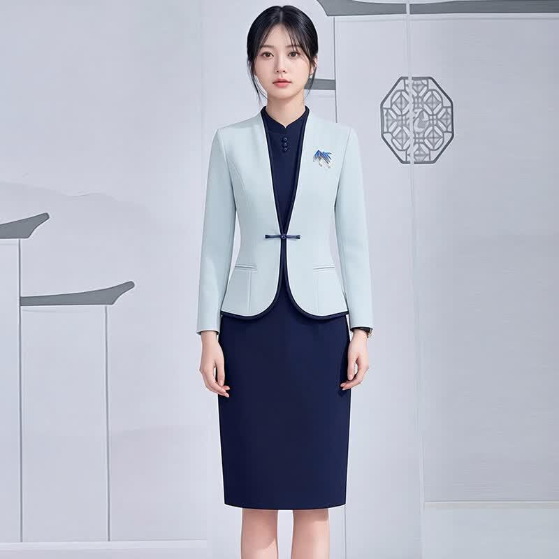 Women's New Chinese Style Professional Dresses & Suit Sets
