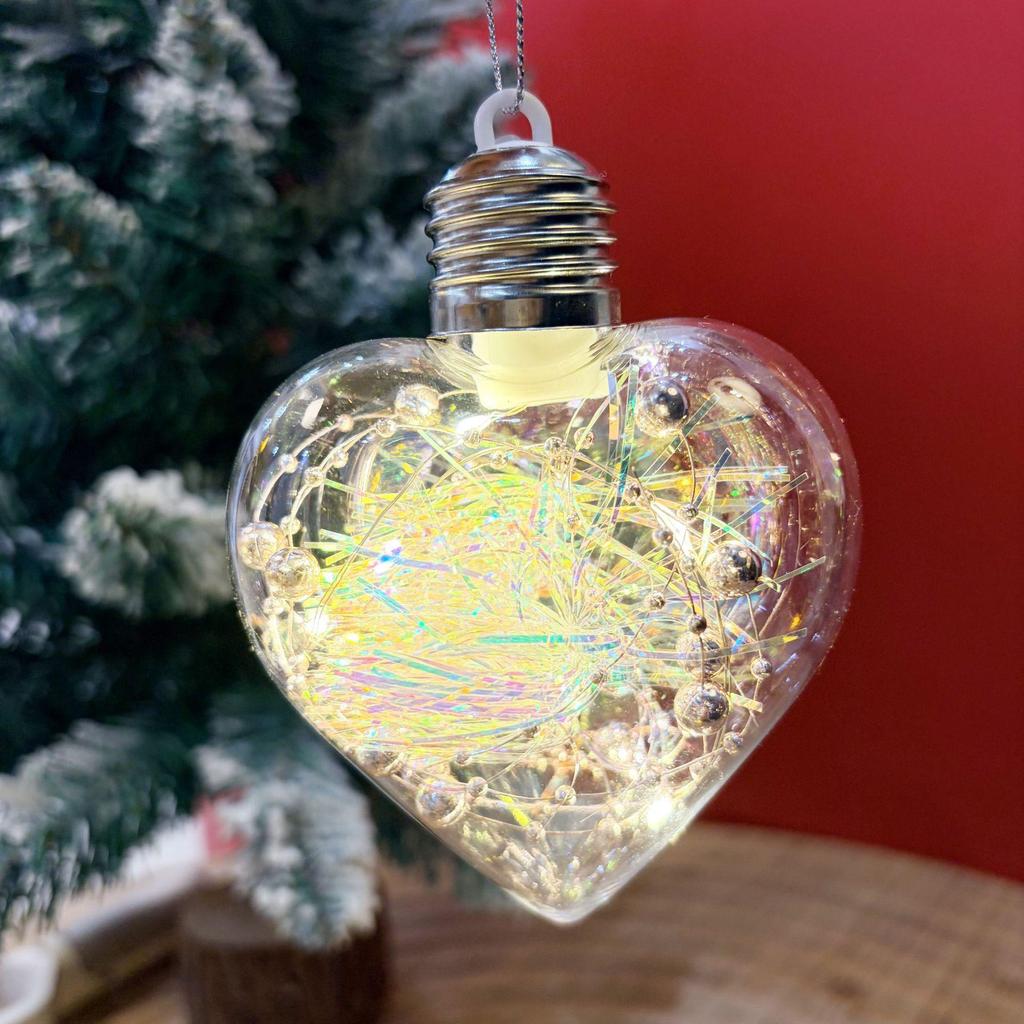 LED Luminous Pentagon-Star Christmas Ornament for Tree Decoration