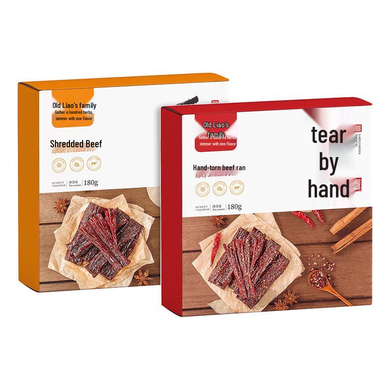 Lao Liao Jia Sichuan Bazhong Hand-Shredded Beef 180g