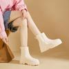 Platform rain shoes women's new candy-colored fashion outer wear waterproof and non-slip short overshoes new fashionable rain boots