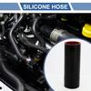 X AUTOHAUX Silicone Hose, Silicone Tube, Intercooler, Turbo, Intake Pipe, Black, Length 5.9 Inches