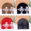 Cross Double Pattern Knitted Cap With Breathable Warm Hat Unisex Gift Fashion