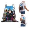 Hotel Transylvania Backpacks Casual Drawstring Bags Sundries Bag Book Bags for Man Woman School