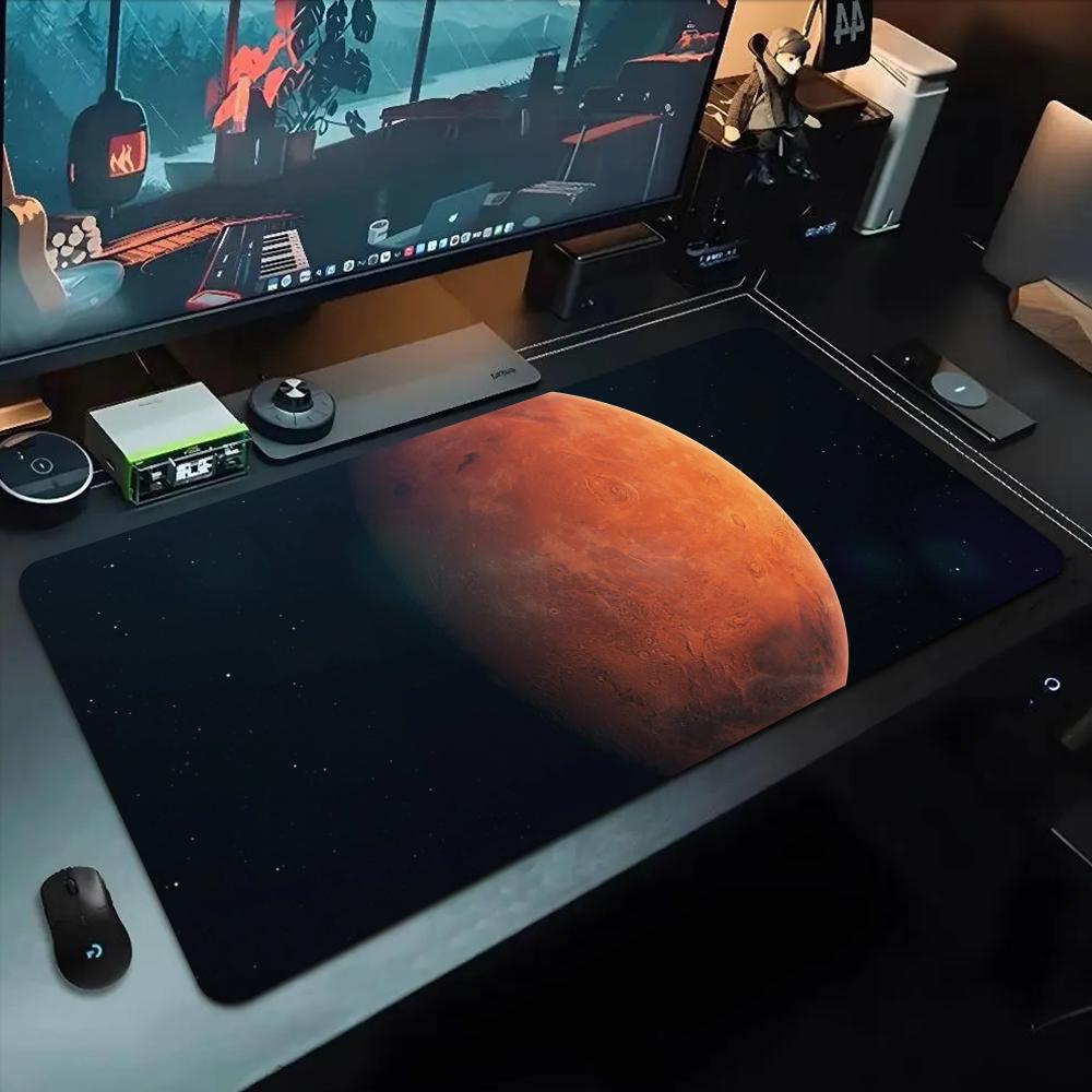 

mars Mouse Pad 500X1000 mm Large Gaming Mousepad Gamer XL Rubber Otaku Keyboard Pad Laptop Desk Mat 600x300x2mm