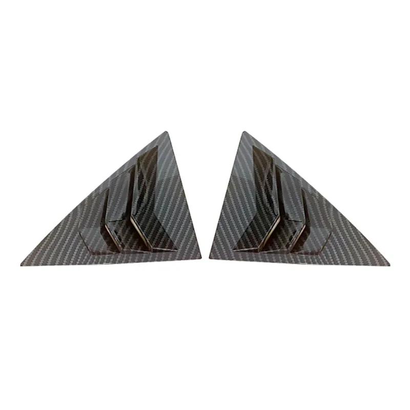 For Mazda 6 Sedan 2002 2003 2004 2005-2008 ABS Plastic Rear Window Quarter Louver Cover Side Vent Trim Car Adhesive Accessories