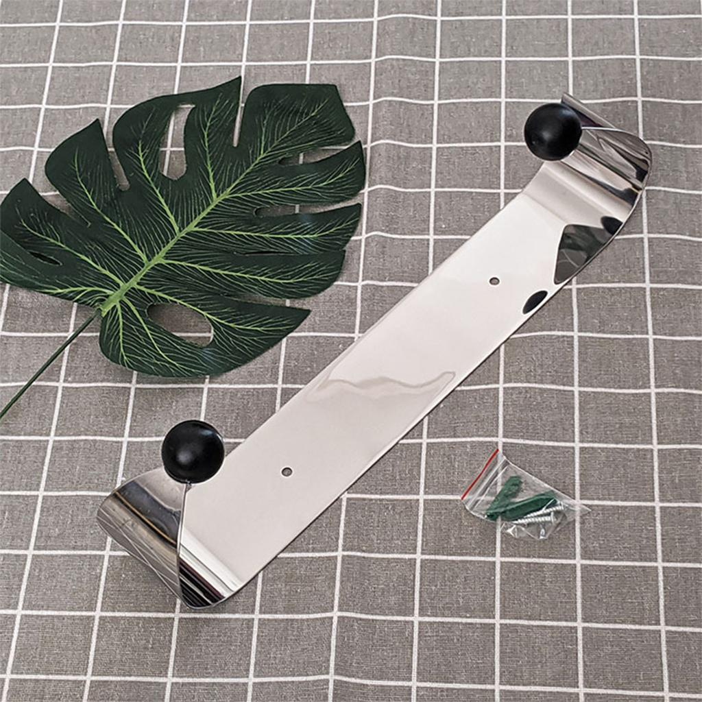 Stainless Steel Wall Mounted Paper Towel Holder Kitchen Roll Paper Storage Organizer Durable Rustproof Bathroom Tissue Dispenser