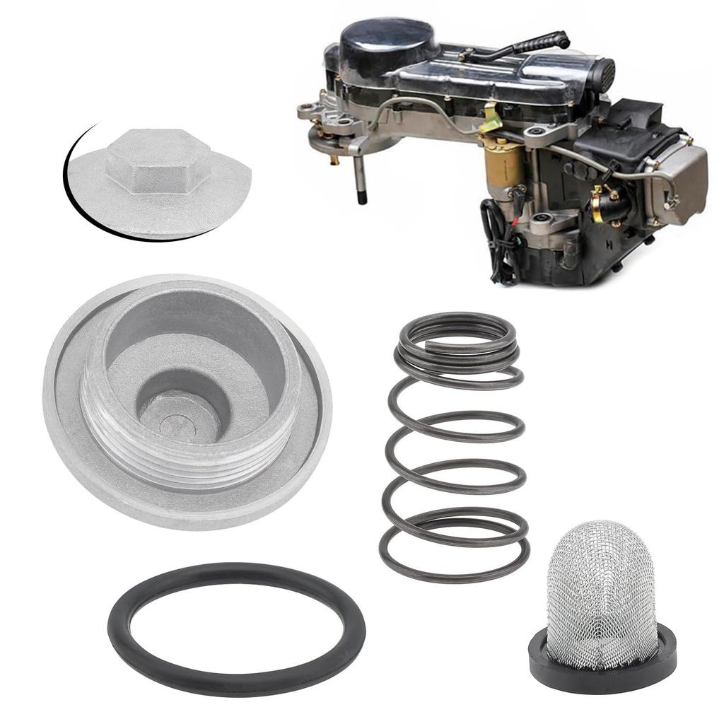 Scooter Drain Plug - Scooter Screen - Spring Filter Sun Press