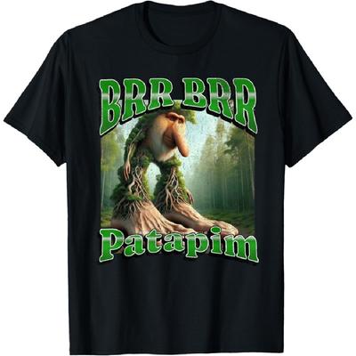 Brr Brr Patapim Funny Italian Brainrot Meme Graphic T-Shirt