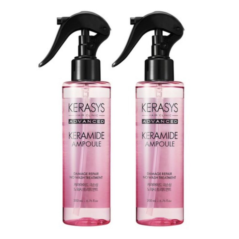 KERASYS Керамидный несмываемый уход для экстремально поврежденных волос 200 мл × 2