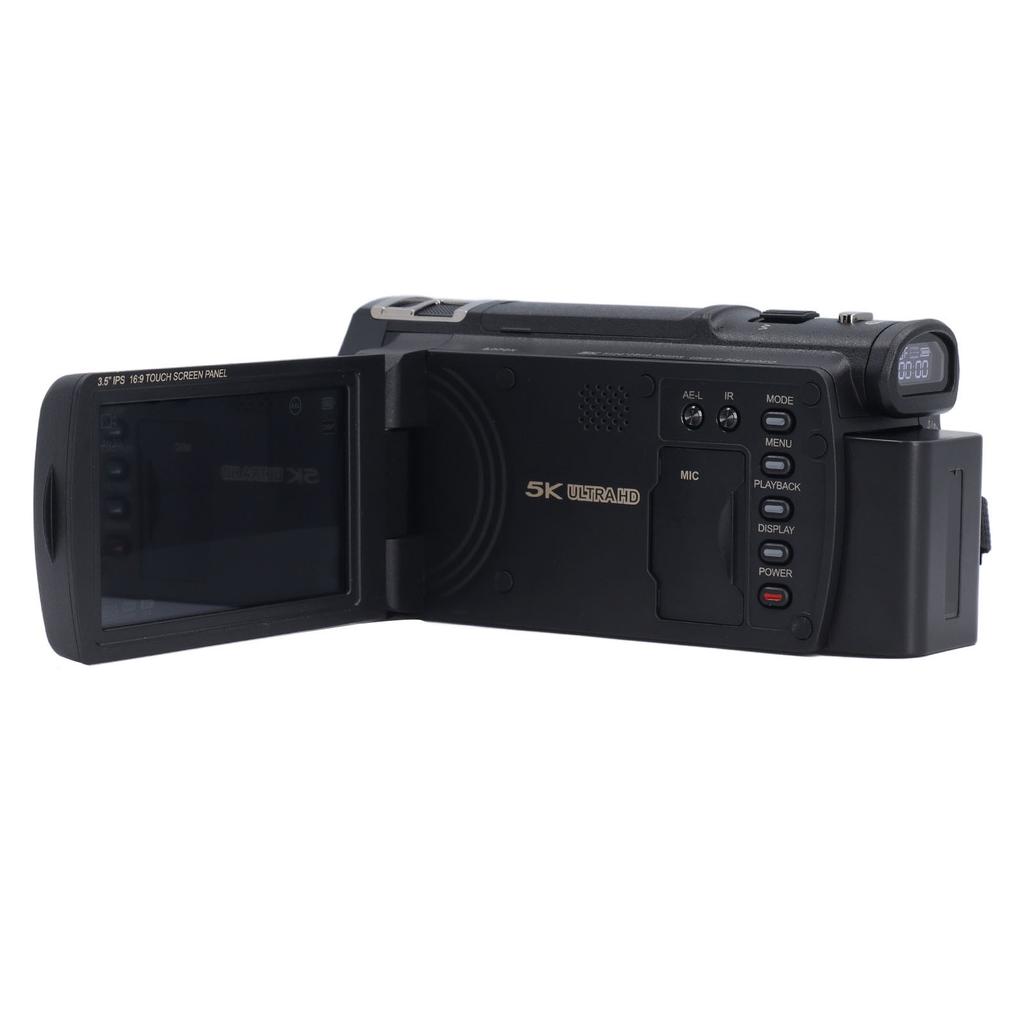 5K 30FPS Video Camera Camcorder 12X Optical Zoom 3.5inch Rotatable Touchscreen WDR Antishake Digital Video Camera DV